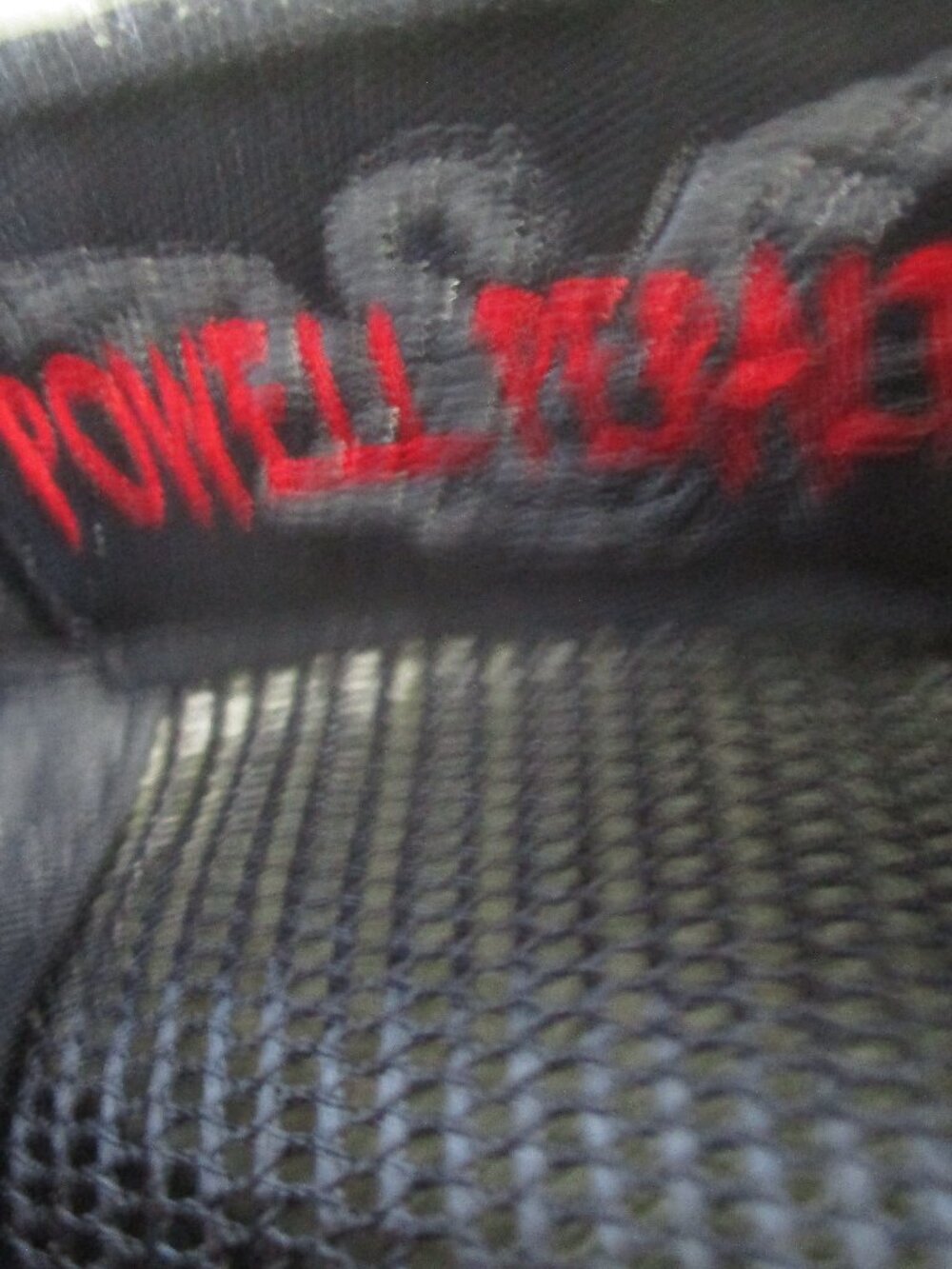 POWELL PERALTA Snapback Skull and Sword Mesh Trucker Black Skate - Picture 5 of 5